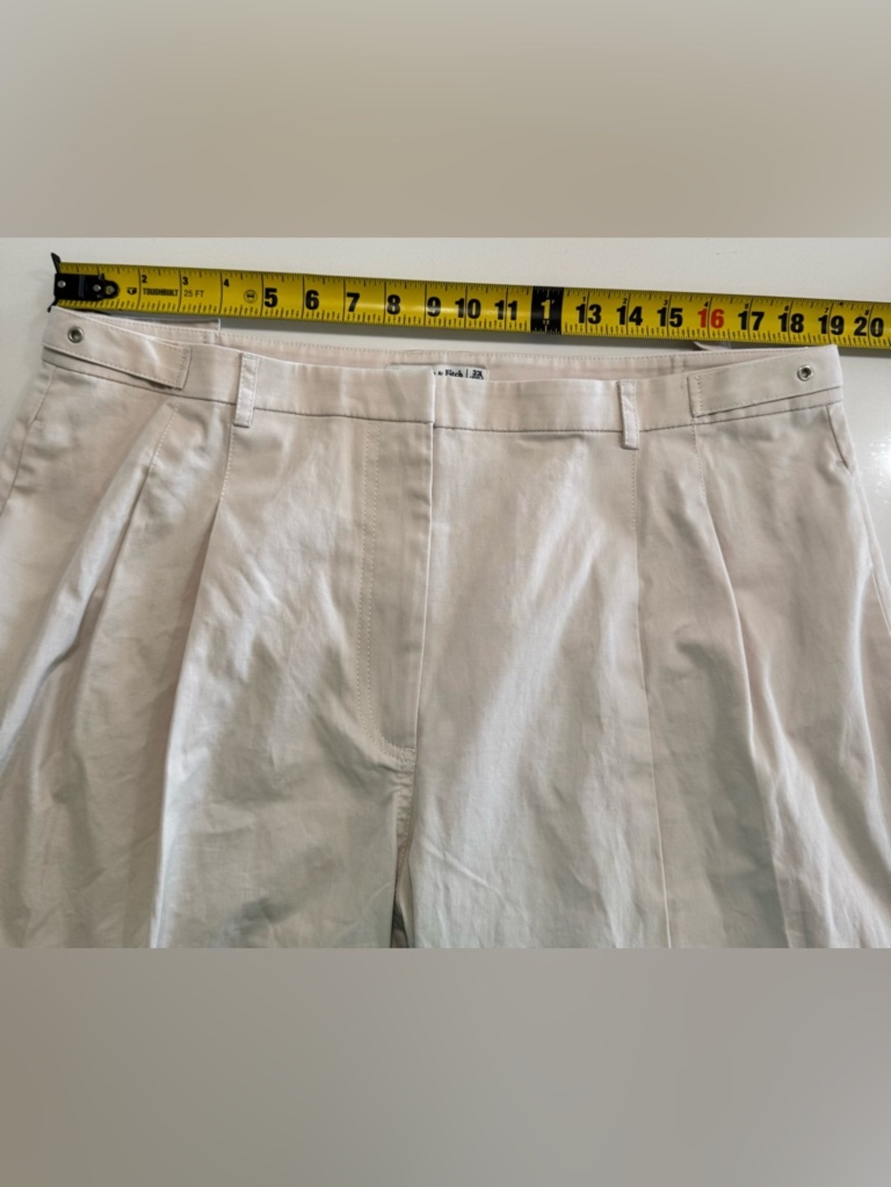 Abercrombie And Fitch A&F Sloane Tailored Hardware Wide Leg Pant Women’s 33 Long - Picture 8 of 11